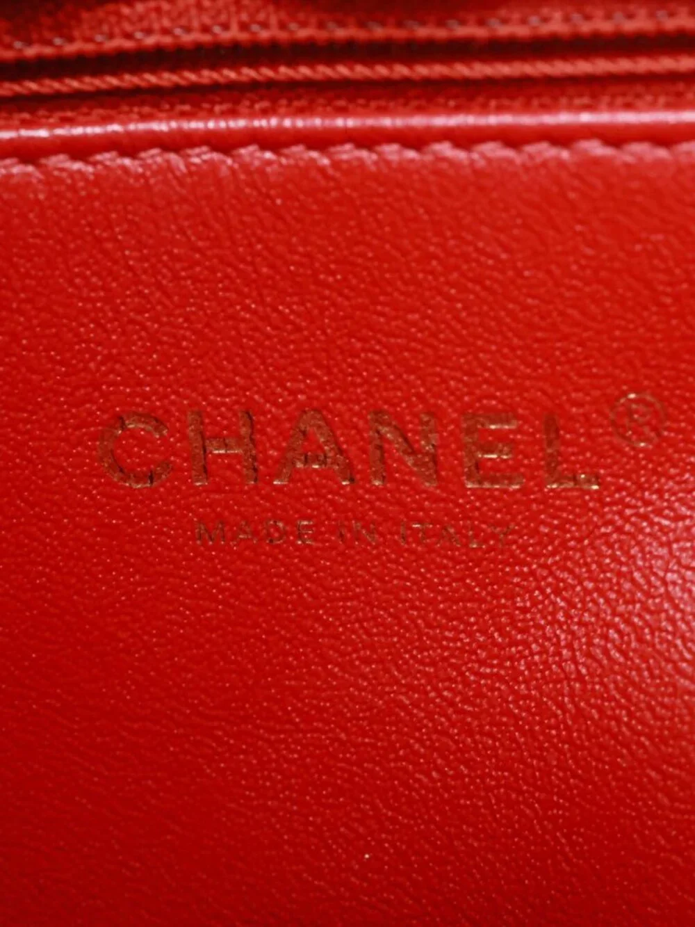 Chanel Envelope Flap Lambskin Chevron Stitched Leather Crossbody Bag Red